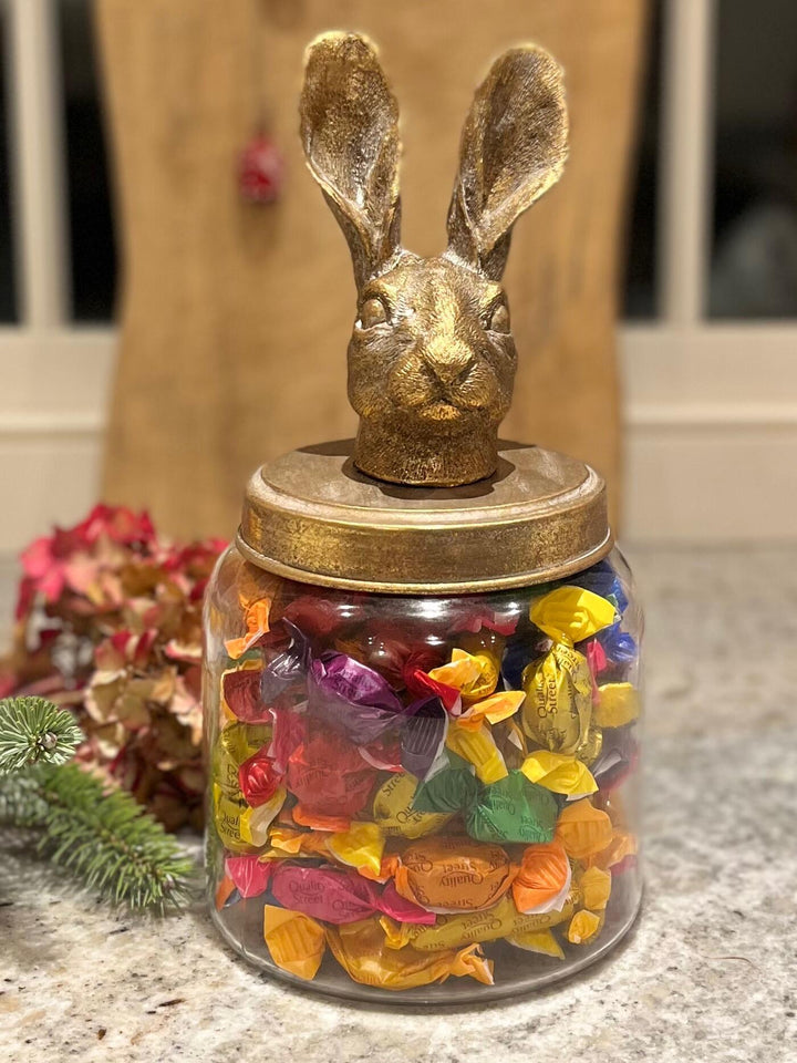 Golden Hare Large Storage Jar