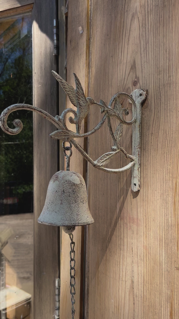 Hummingbird Cast Iron Door Bell