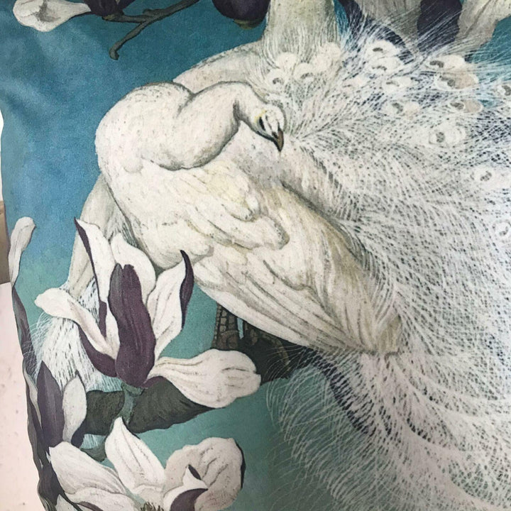 Peacock Velvet Cushion Cover
