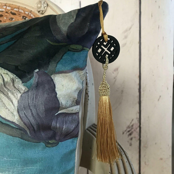 Peacock Velvet Cushion Cover